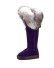 Cizme de lux de dama cu blana J3208 violet