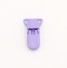Clemă de suzetă din plastic - 5 buc violet