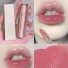 Color Lip Gloss, feuchtigkeitsspendender Lipgloss, pflegender und pflegender Glanz, flüssiger, glänzender Lippenstift V219 1