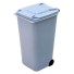 Coș de gunoi de birou N624 albastru deschis