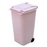 Coș de gunoi de masă roz