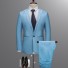 Costum formal pentru bărbați J2947 albastru deschis