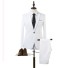 Costum formal pentru bărbați J3169 alb