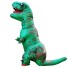 Costum gonflabil T-Rex pentru copii verde