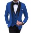 Costum pentru bărbați F323 albastru