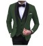 Costum pentru bărbați F323 verde inchis