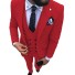 Costum pentru bărbați F334 roșu