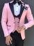 Costum pentru bărbați F372 roz