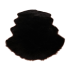 Covor blanita artificiala 60x120 cm negru