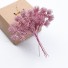 Crenguță artificială de conifere 6 buc roz