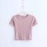 Crop-Top für Damen rosa