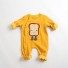 Csecsemő overál T2681 sárga