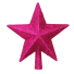 Csillag a karácsonyfához 20 cm sötét rózsaszín