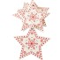 Csillag alakú karácsonyi dekoráció J3470 2