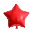 Csillag alakú lufi piros