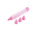 Cukrászati díszítő ceruza hosszabbítókkal 5 db rózsaszín