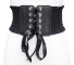 Curea de corset pentru femei cu șiret negru