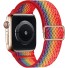 Curea din nailon pentru Apple Watch 38mm / 40mm / 41mm T864 multicolor