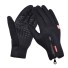 Cyklistické rukavice unisex J2783 černá