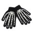 Czarne rękawiczki damskie z kośćmi 2
