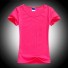 Damen-Basic-T-Shirt A986 dunkelrosa