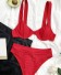 Damen-Bikini P1253 rot