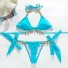 Damen-Bikini P252 blau