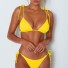 Damen-Bikini P462 gelb