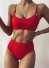 Damen-Bikini P582 rot