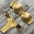 Damen-Bikini P696 golden