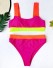 Damen-Bikini P949 dunkelrosa