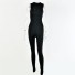 Damen-Bodycon-Overall schwarz