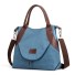 Damen-Canvas-Handtasche J110 blau