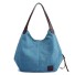 Damen-Canvas-Handtasche M1058 blau