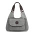 Damen-Canvas-Handtasche M1063 grau