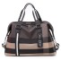 Damen-Canvas-Tasche M1247 dunkelbraun