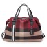 Damen-Canvas-Tasche M1247 weinrot