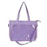 Damen-Canvas-Tasche M1471 hellviolett