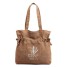 Damen-Canvas-Tasche M1565 braun