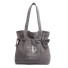 Damen-Canvas-Tasche M1565 dunkelgrau