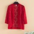 Damen-Cardigan aus Spitze P1760 rot