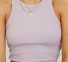 Damen-Crop-Top B345 hellviolett