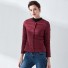 Damen-Daunenjacke P1342 weinrot