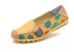 Damen-Espadrilles mit Blumen J2838 gelb