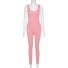 Damen-Fitness-Overall A2056 rosa