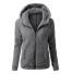 Damen-Fleecejacke J3093 dunkelgrau