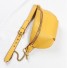 Damen-Hüfttasche aus Leder T849 gelb