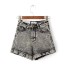 Damen-Jeansshorts Betania grau