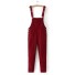 Damen-Jumpsuit aus Cord A2921 rot