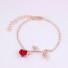 Damen-Kettenarmband mit einer Rose 1